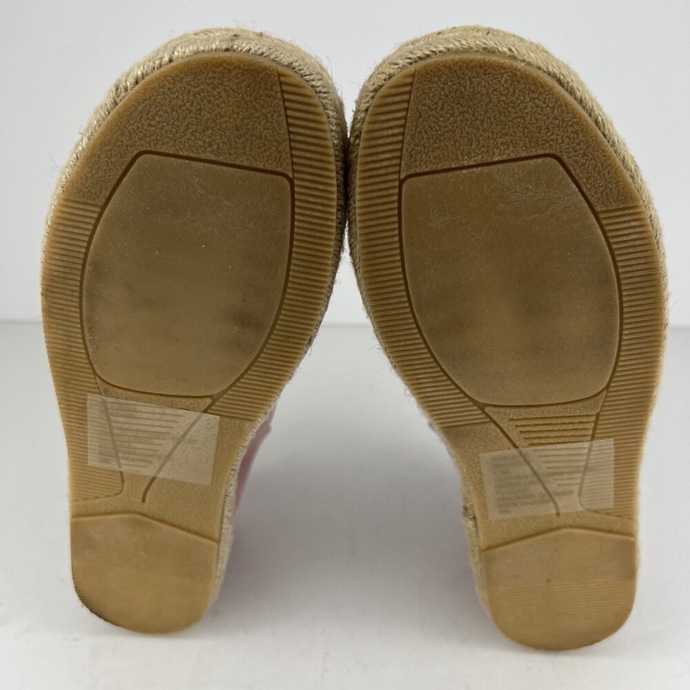 Steve Madden Pink Suede Slip-On Womens Size 7.5 Espadrilles Breathable Flats - Picture 8 of 10
